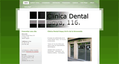 Desktop Screenshot of clinicadentalgoya116.com