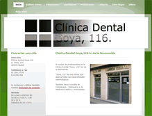 Tablet Screenshot of clinicadentalgoya116.com